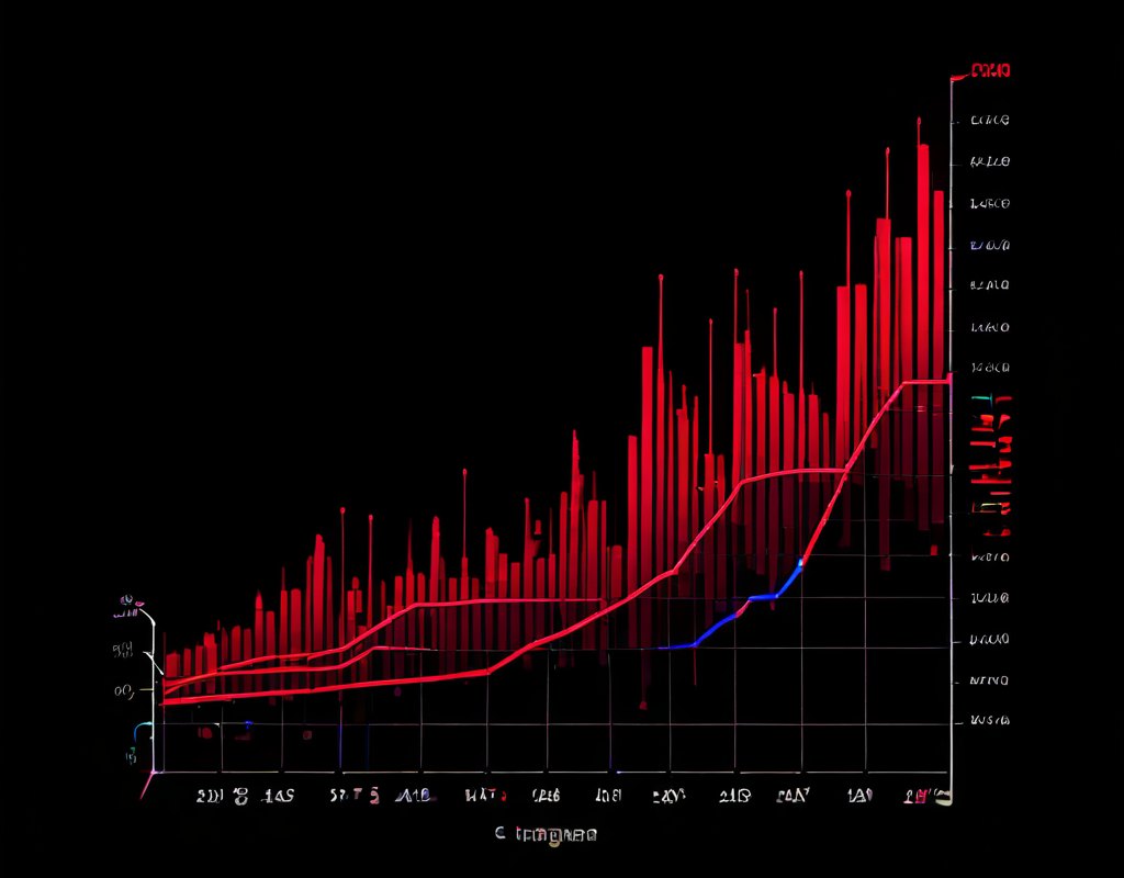 CPU 사용량 그래프에서 샘플링 간격 누락으로 인해 시스템 진단 라인에는 보이지 않는 갑작스러운 레드 스파이크가 발생한 상황을 나타내는 모니터 화면입니다.