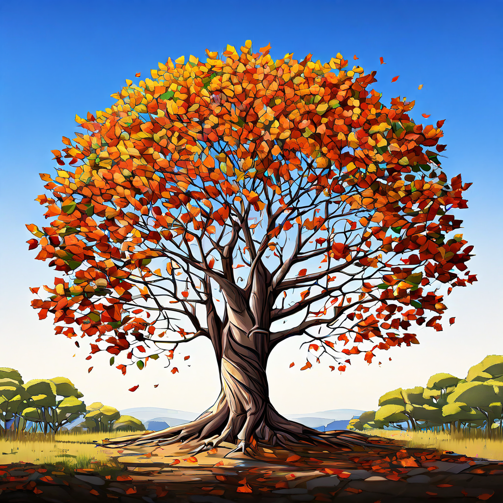 파일 시스템의 inode 자원 한계를 개념적으로 보여주는 이미지로, 각 잎사귀가 파일을 나타내는 가득 찬 나무를 통해 제한된 inode 공간과 분석의 필요성을 시각화합니다.