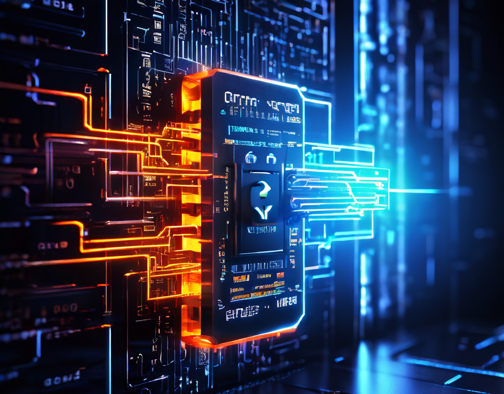 디지털 자물쇠 따개가 빛나는 서버 방화벽을 우회하여 손상된 코드와 상승된 접근 권한 키의 흔적을 남기는 사이버 보안 개념을 시각화한 이미지입니다.