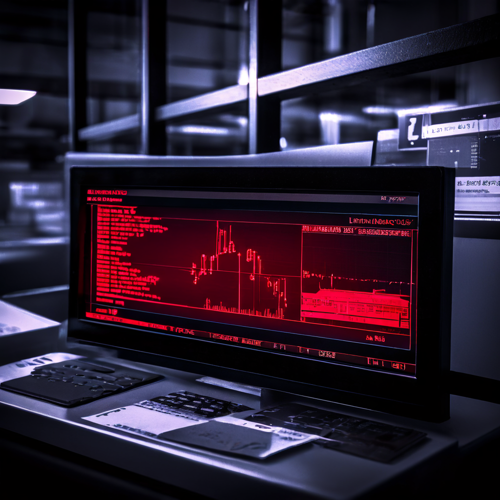 실행이 실패한 배치 작업에 대한 지연된 경고 알림이 서버 대시보드에 빨간색 경고 심볼로 늦게 도착하는 상황을 나타내는 이미지입니다.